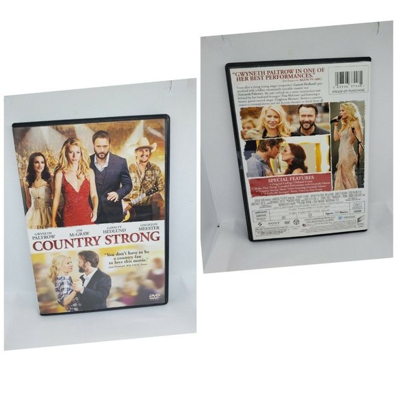 Country Strong DVD Gwyneth Paltrow Tim McGraw Garrett Hedlund Leighton Meester - Picture 2 of 9